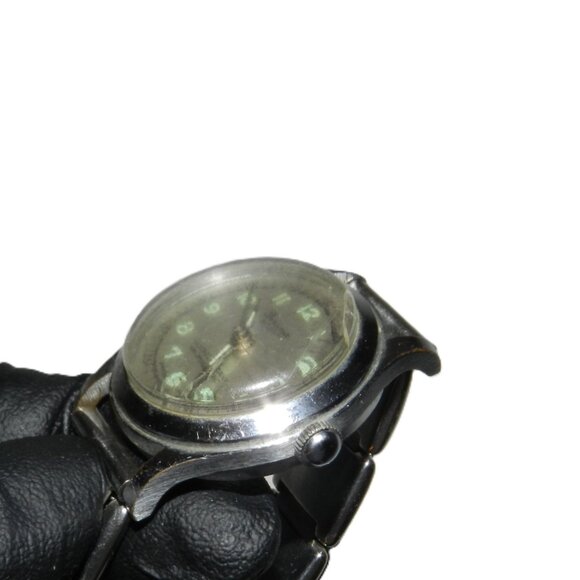 Vintage Bercona Sport Manual Wind Unisex Wristwatch Silver Tone Working - Picture 10 of 16